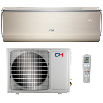 Кондиціонер C&H Inverter CH-S12FTXHV-B-NG (Золотистий) | до 35 м² | 3.53 кВт холоду