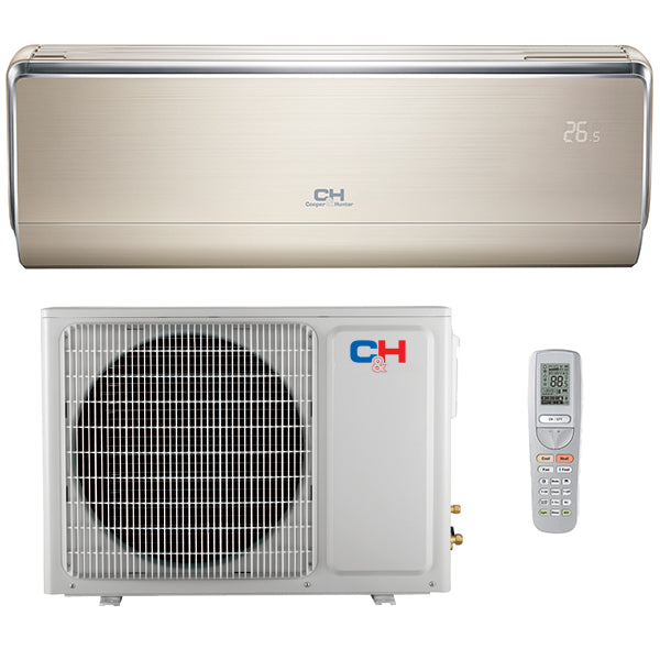 Кондиционер-тепловой насос до -15°C C&H Inverter CH-S12FTXHV-B-NG (Золотистый) | до 48 м² | холода до 4.8 кВт