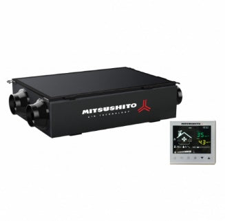 Припливно-витяжна установка Mitsushito MERV-80AC/3.0U | 800 м³/год | рекуперація >85%