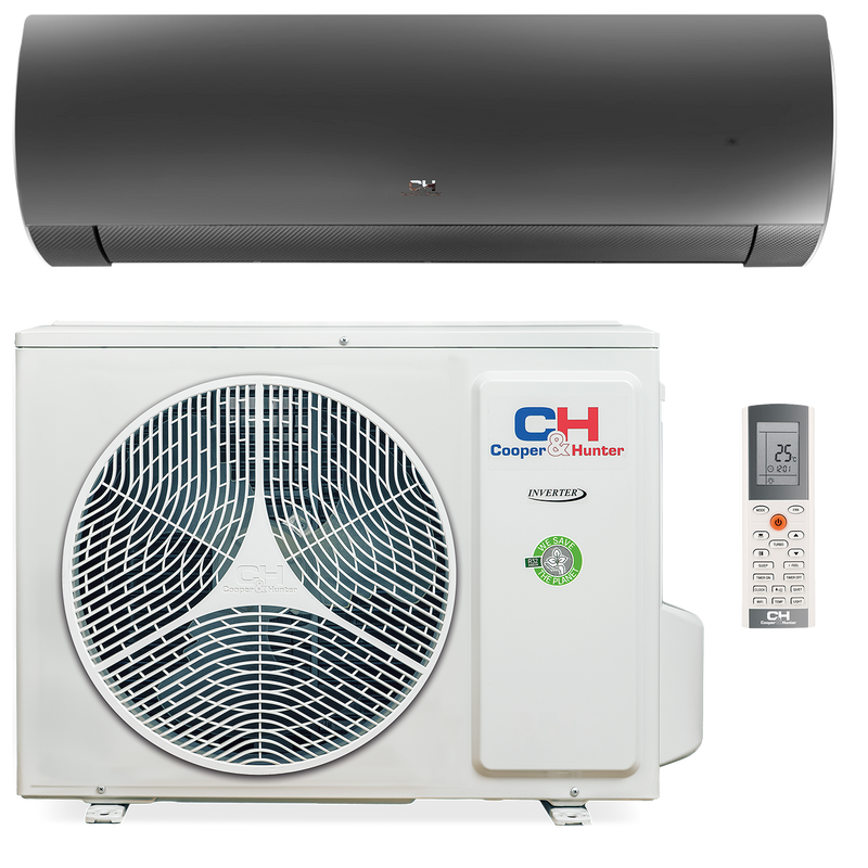 Кондиціонер C&H Daytona CH-S09FTXD2-BL (Чорний) — фото 1