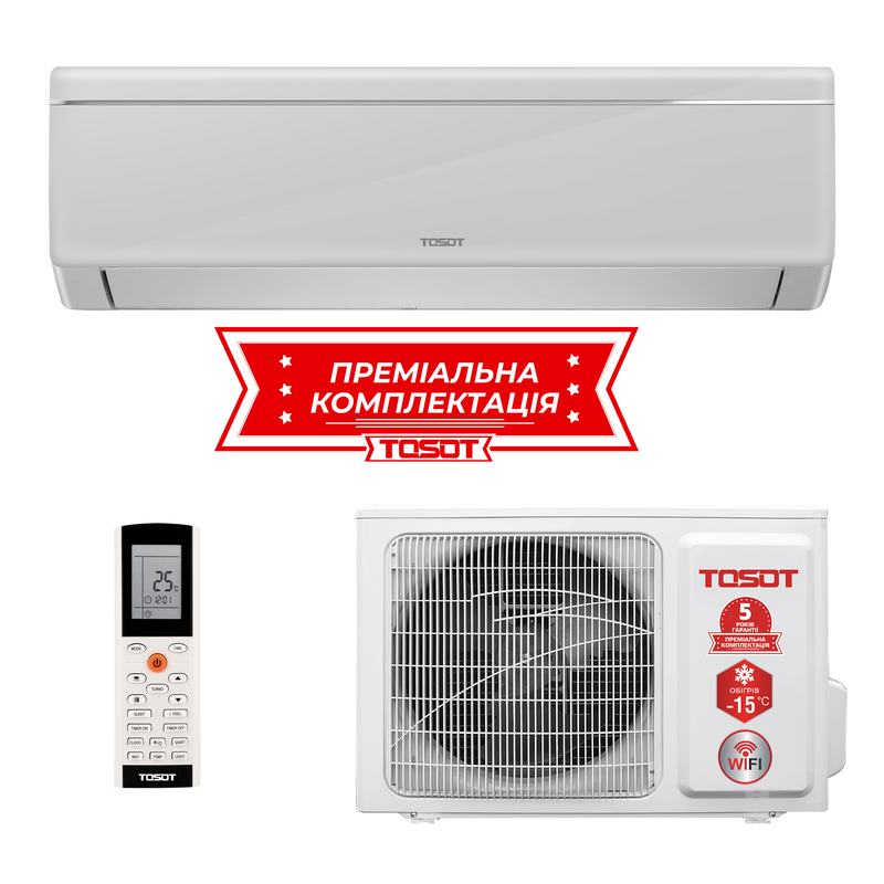 Кондиціонер TOSOT Integra GZ-24VS2 | до 55 м² | 6.15 кВт холоду