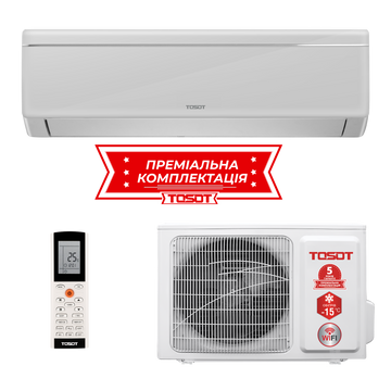 Холодильний кондиціонер +5/+7°C на базі TOSOT Integra GZ-24VS | склад 15–20 м² · вітрина 10–15 м²