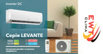 Кондиціонер EWT Clima Levante S-120GDL-HRFN8 | до 32 м² | 3.2 кВт холоду