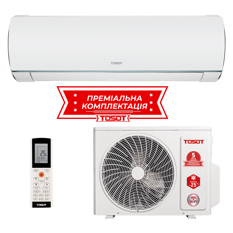 Кондиціонер TOSOT Lyra GF-09W2 | до 25 м² | 2.70 кВт холоду