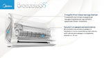 Кондиціонер Midea Breezless FA-12N8D6-I/FA-12N8D6-O | до 45 м² | 4.31 кВт холоду